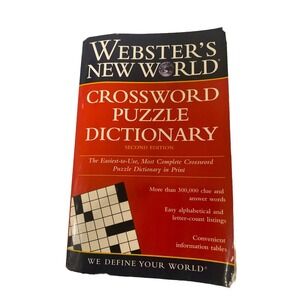 Crossword Puzzle Dictionary by Jane Shaw Whitfield (1996, Trade Paperback)